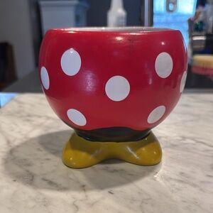 Charming Red Polka Dot Decorative Bowl